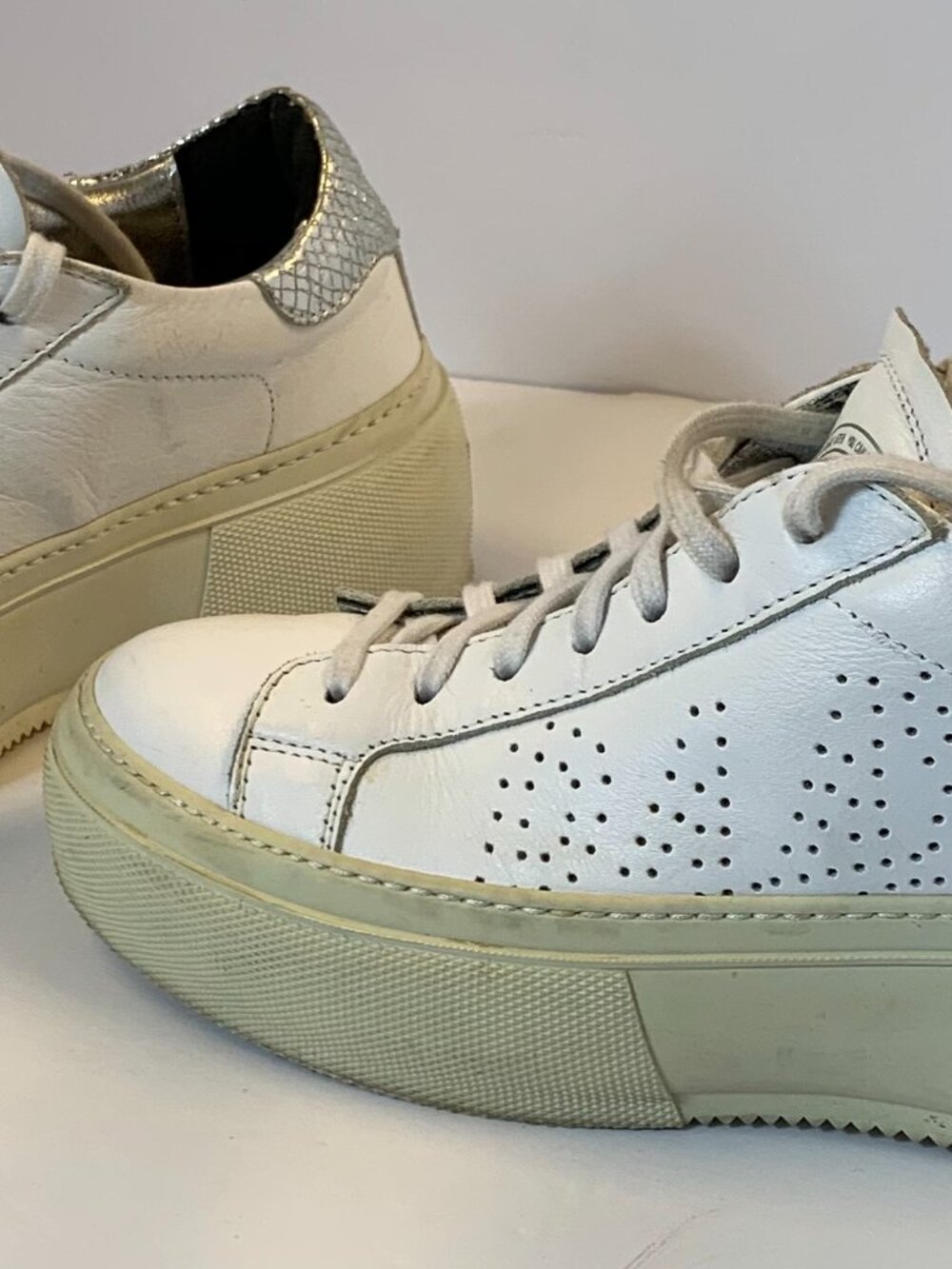 Modern Streetwear Luxury: P448 "You Can Surf Later" Platform Sneakers